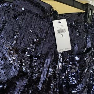 Ralph Lauren Navy Blue Sequin Palazzo Pants